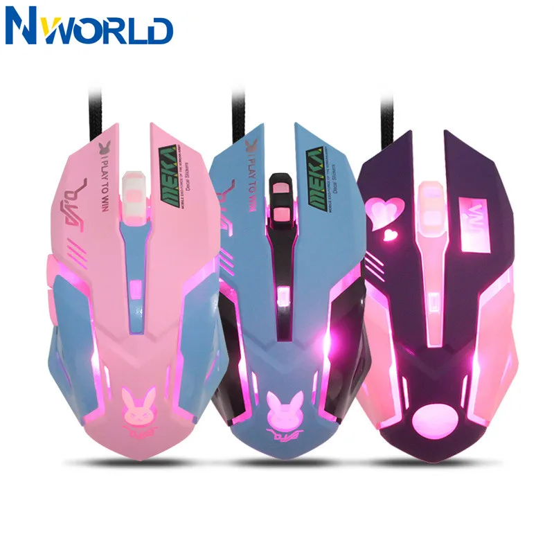 Pc Gaming Pink - 6 Düğmeli Nefes Alan LED Arka