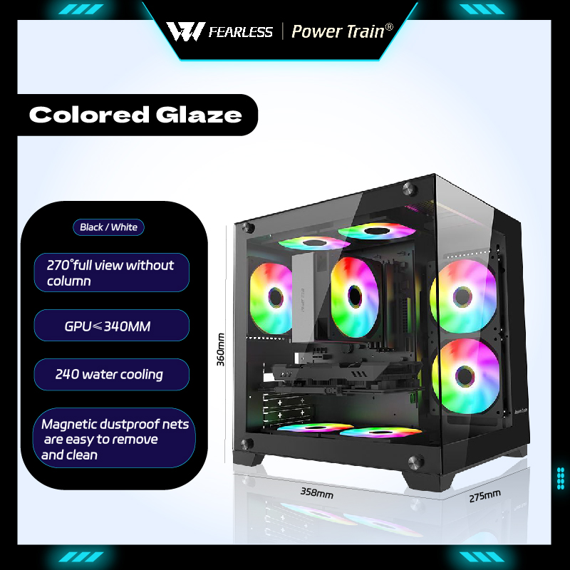 Power Train Renkli Glaze MATX  - Pc Gaming Liquid incelemesi ve fiyatı